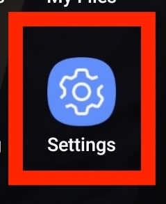 android settings button