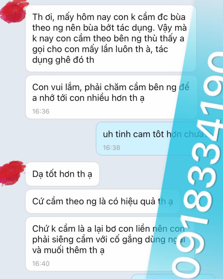 làm bùa yêu bằng tinh trùng