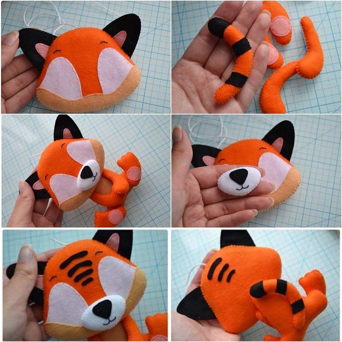 New Year's creativity: how to make a do-it-yourself tiger figurine 7