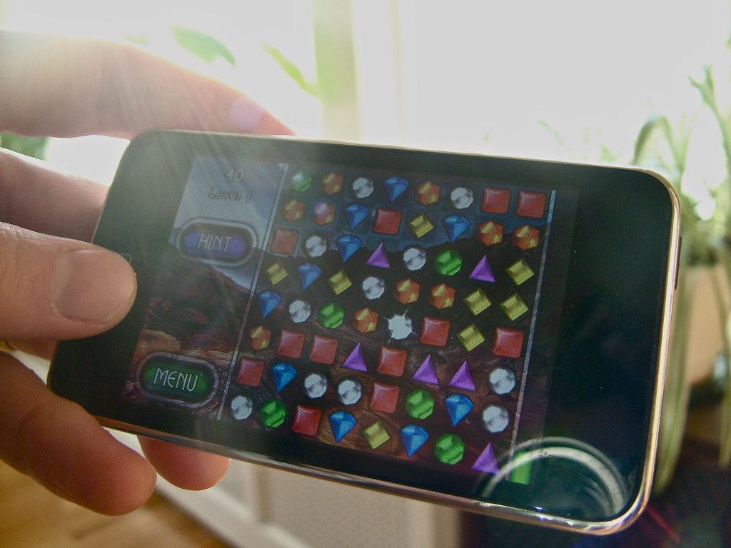 Mobile games - Bejeweled | Per the terms of this creative co… | Flickr