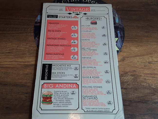 Vintage Burger Bar - Pub