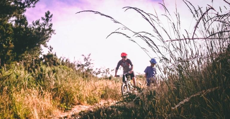 Newcomer's Guide To Michigan's Best Outdoor Activities (2).Jpg - Two People Biking In Nature