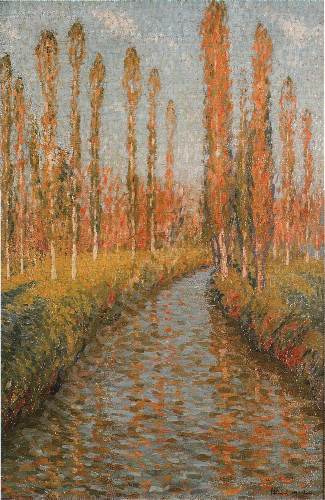 Oeuvre Vert en automne d'Henri Martin, 1930