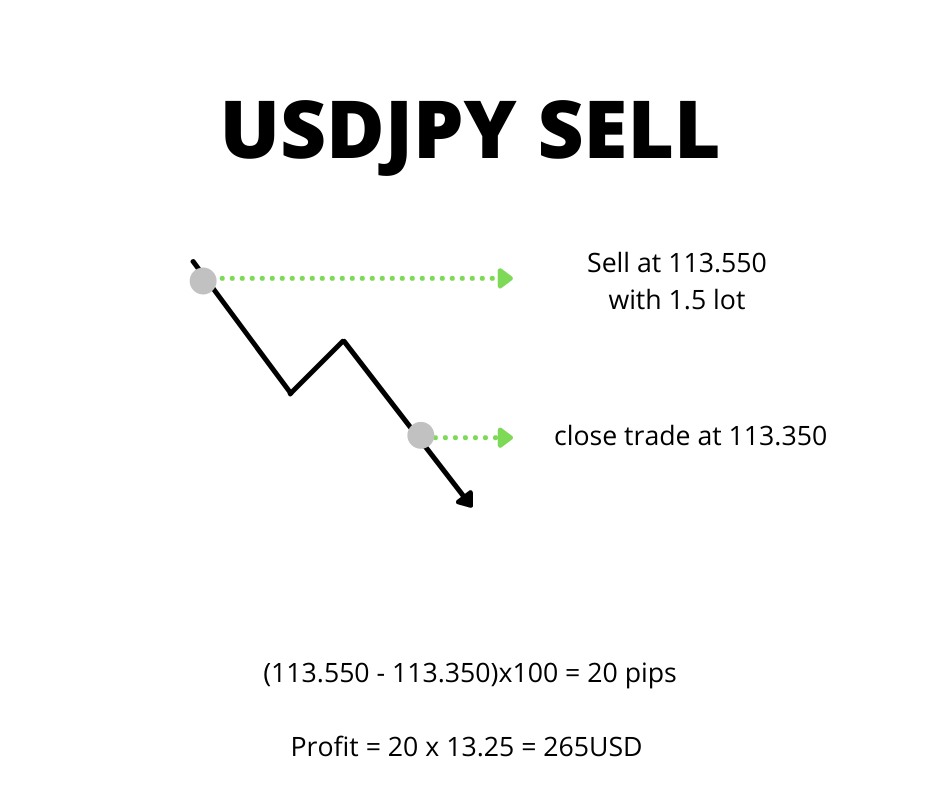 FX Trading usdjpy example