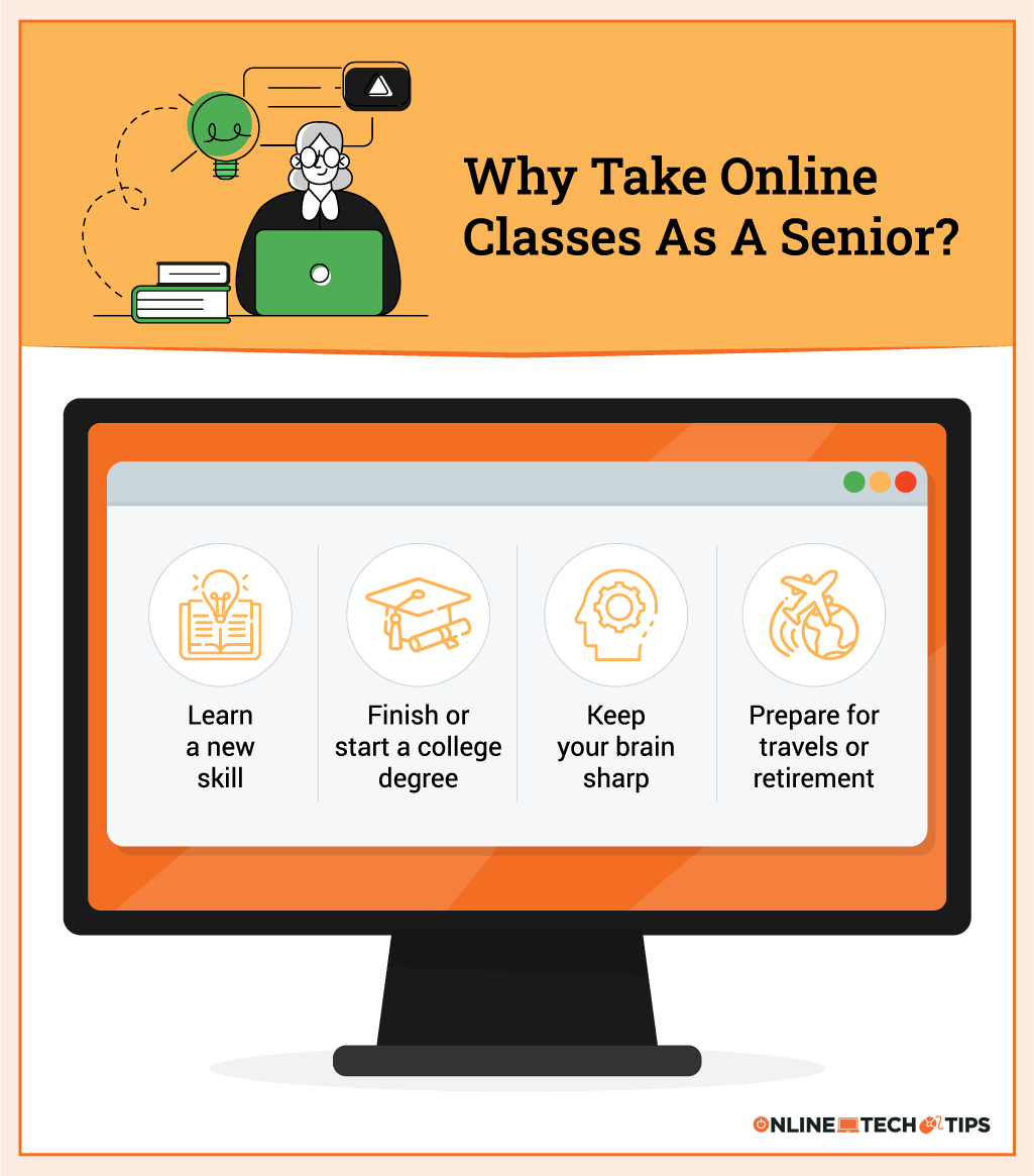 Why take online classes as a senior?