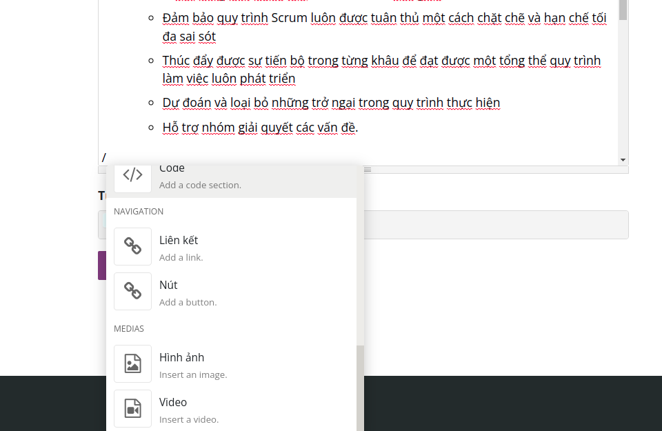 Chèn ảnh vào bài viết