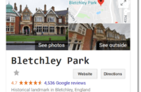 Google Easter egg: Bletchley Park