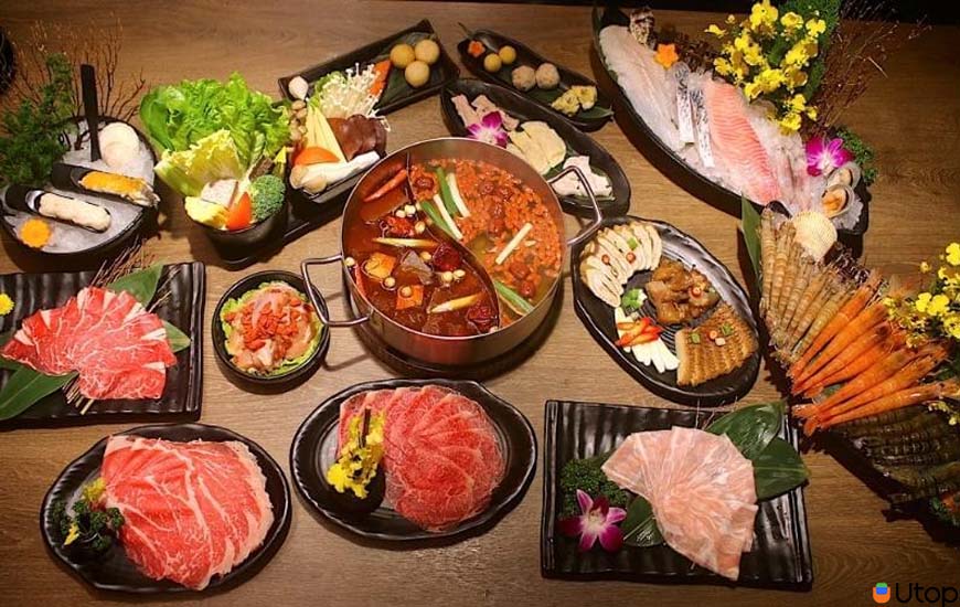 Menu tại nhà hàng Manwah Taiwanese hotpot