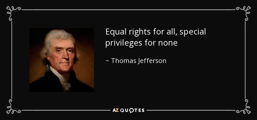Image result for thomas jefferson and equality