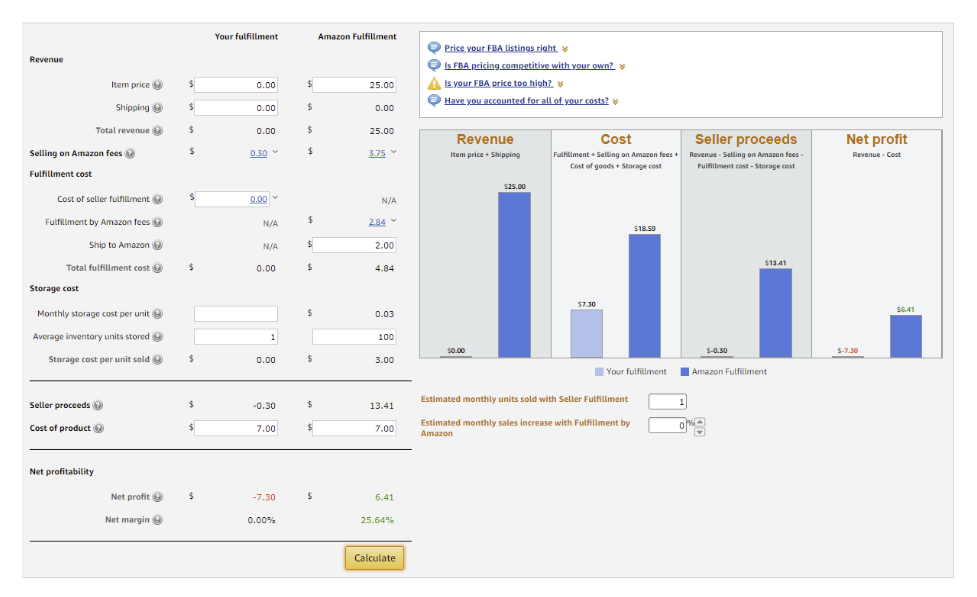 Fee Calculator