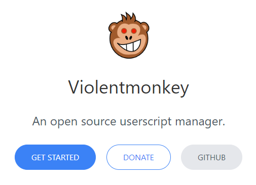 Violentmonkey get started