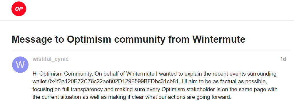optimism và wintermute 2