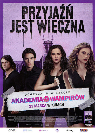 Przód ulotki filmu 'Akademia wampirów'