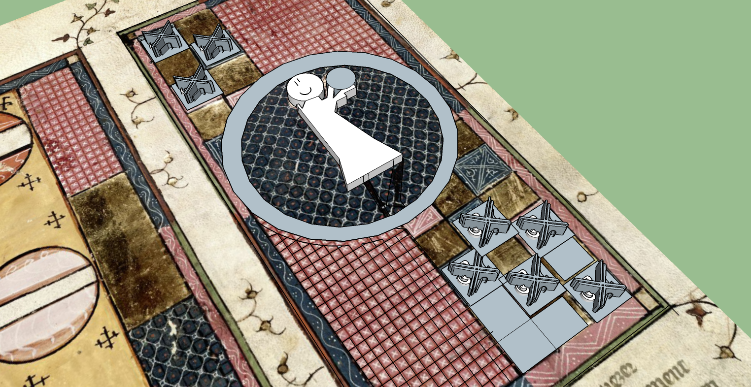 Miniature 3D model recreation.