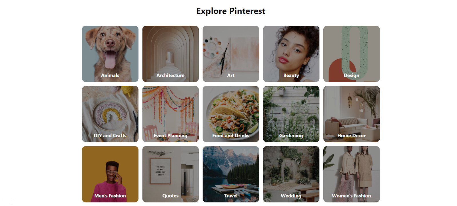 getting started with pinterest