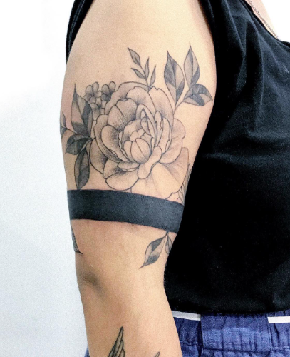 Minimal Fabulous Floral Tattoo Women