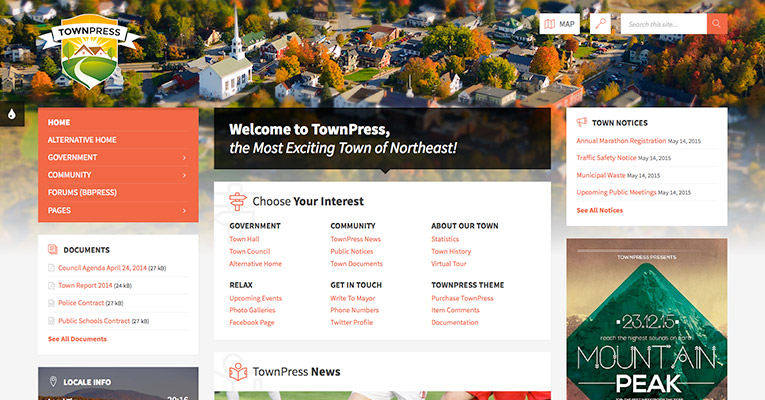 townpress-município-wordpress-tema