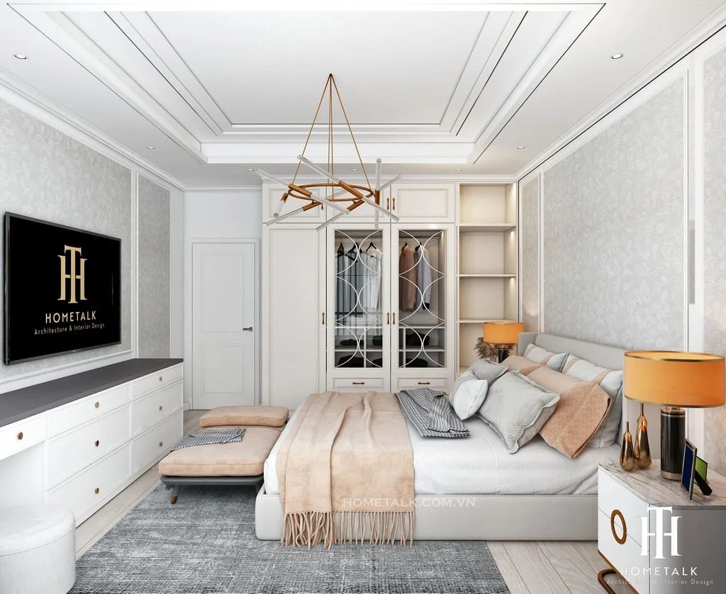 Thiết kế nội thất phòng ngủ 20m2