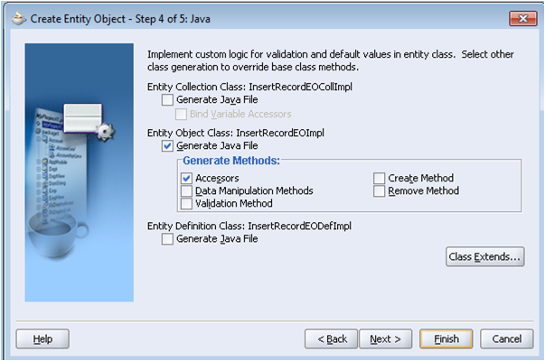 Generating Java file of EO OAF