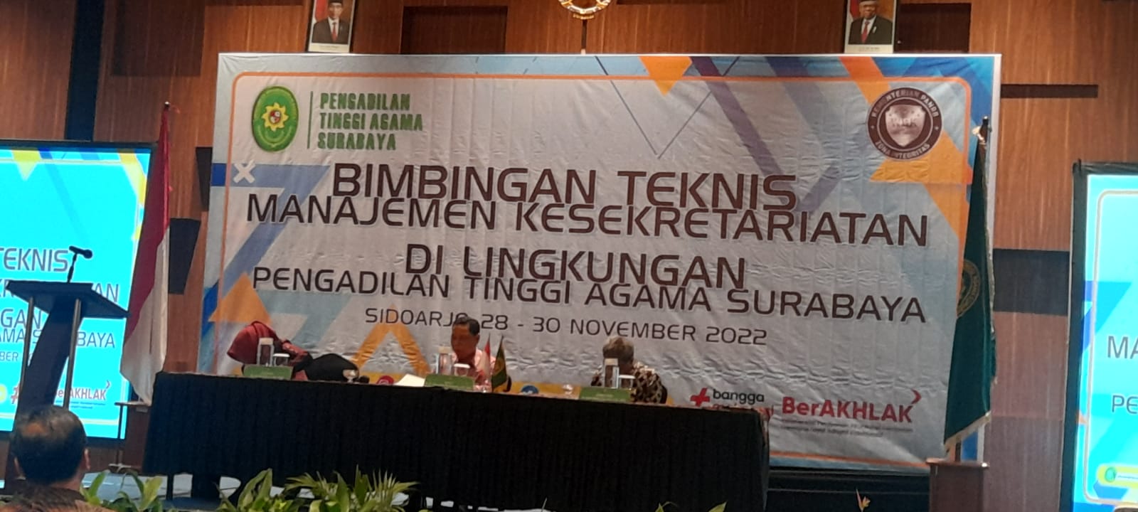PA Surabaya Ikuti Bimbingan Teknis Manajemen Kesekretariatan di Lingkungan Pengadilan Tinggi Agama Surabaya Tahun 2022