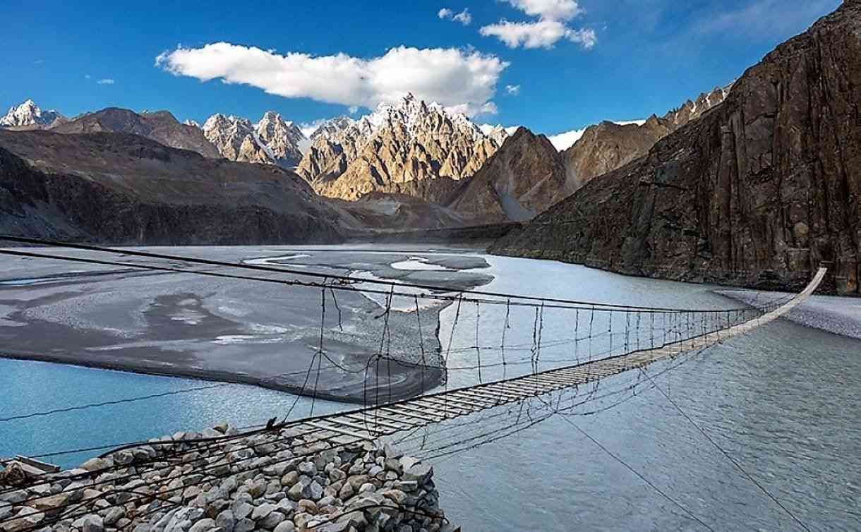Hussaini Hanging Bridge, Pakistan Scariest bridges in the world