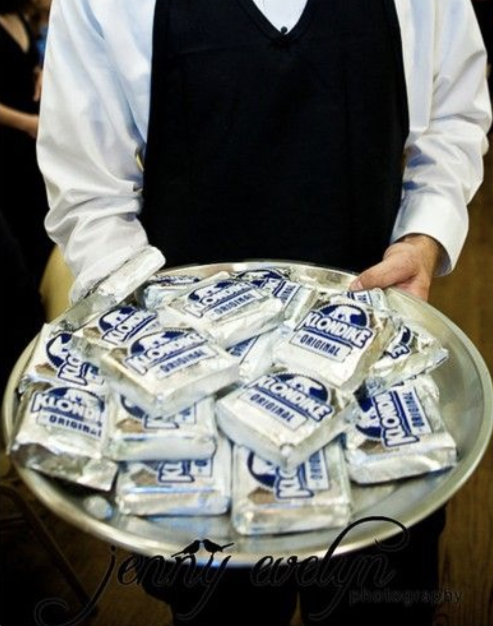 photo of Klondike bars for wedding reception