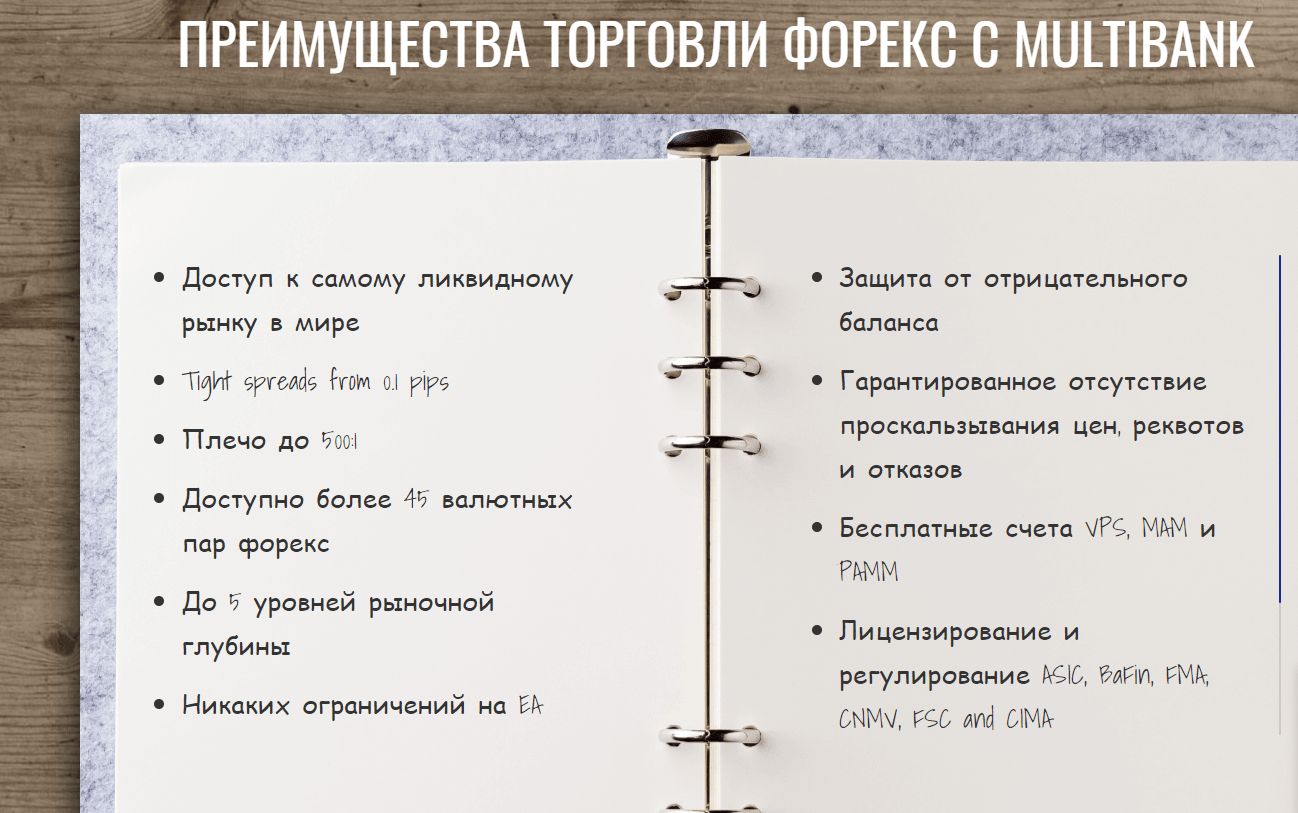 Обзор форекс-брокера MultiBank: коммерческие предложения и отзывы клиентов