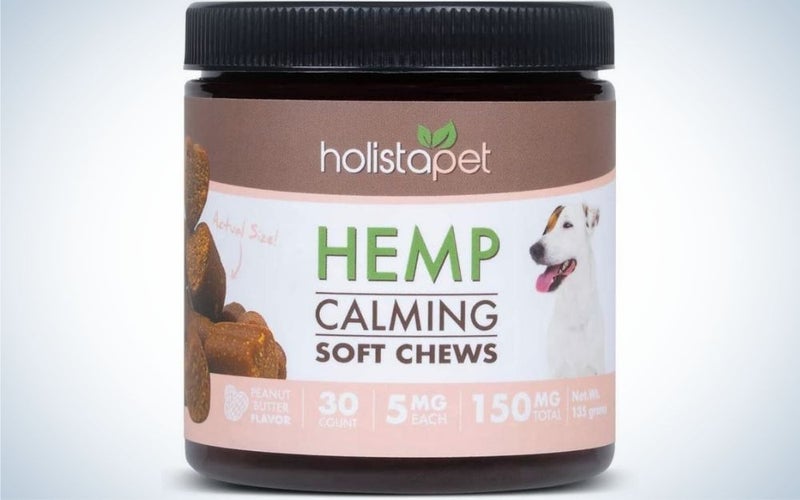 ขนมสำหรับสุนัข  HolistaPet Hemp Calming Chews for Dogs