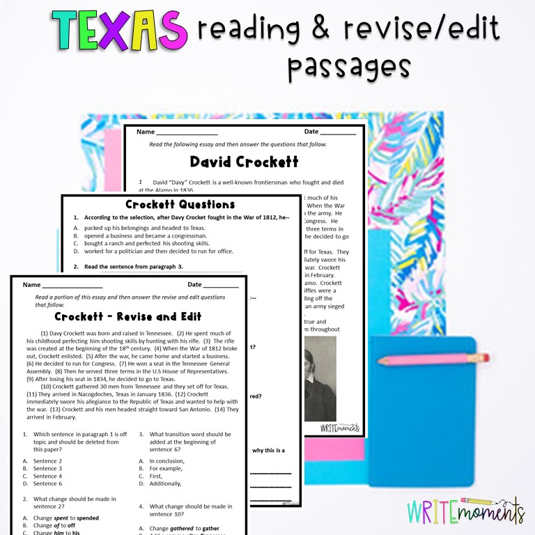 4th grade STAAR reading practice questions