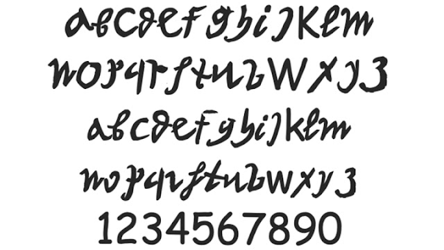 Hiện đã có một phông chữ máy tính phỏng theo mẫu chữ viết tay của Thánh Teresa Avila