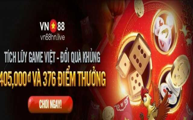 Vn88 khuyến mãi chào mừng thành viên mới cho slots game lên đến 4 triệu VND