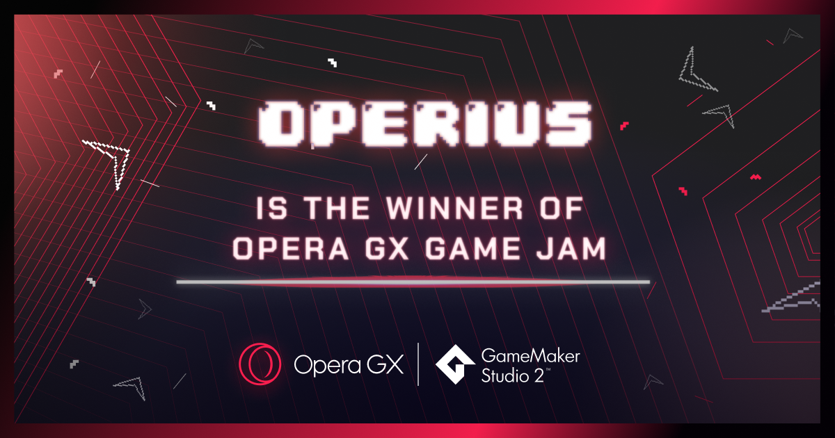 Opera GX blasts off with Operius, the new arcade space shooter to