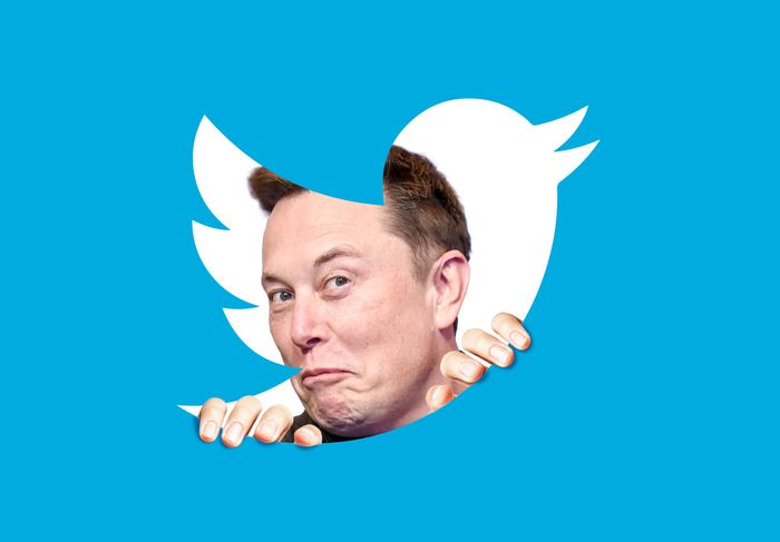 Blog - Elon mUsk x Twitter Logo