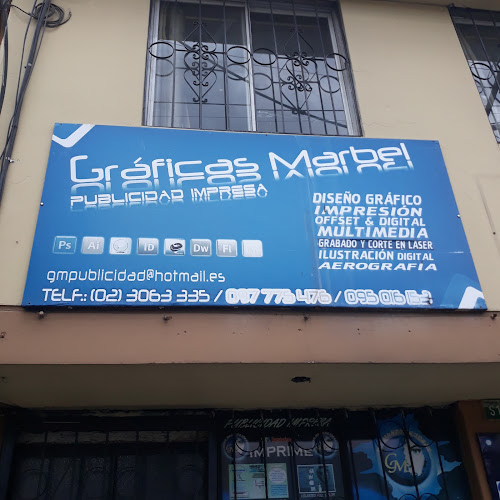 Opiniones de Gráficas Marbel en Quito - Diseñador gráfico