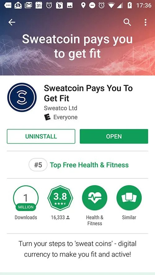 sweatcoin app in Kenya