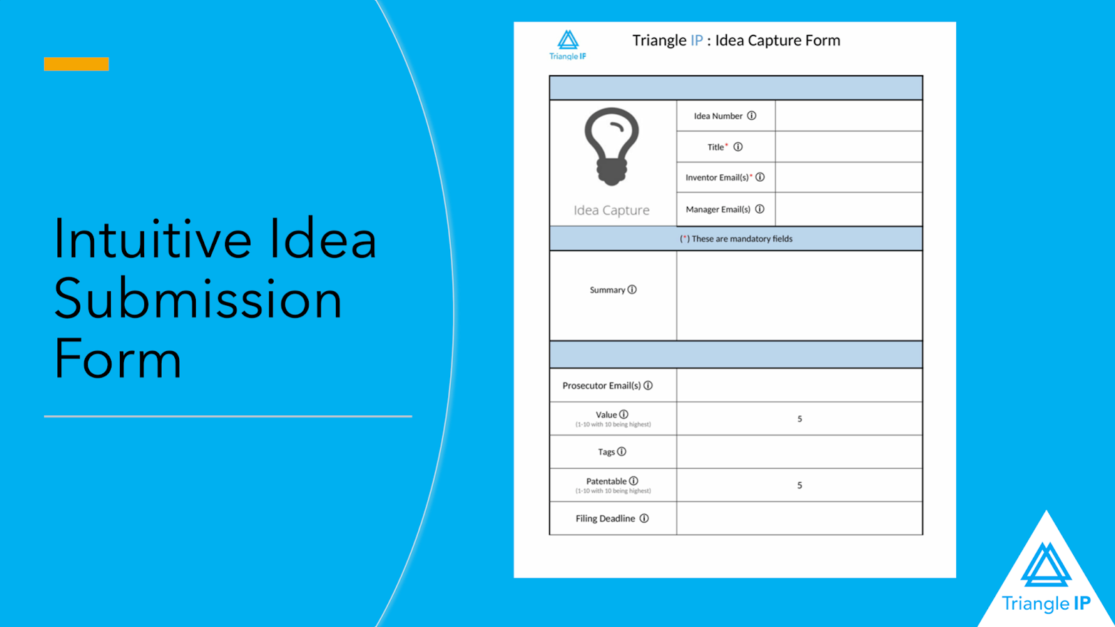 Short Invention Disclosure Form