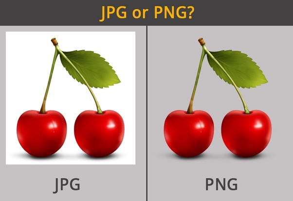 jpg vs png photo of cherry