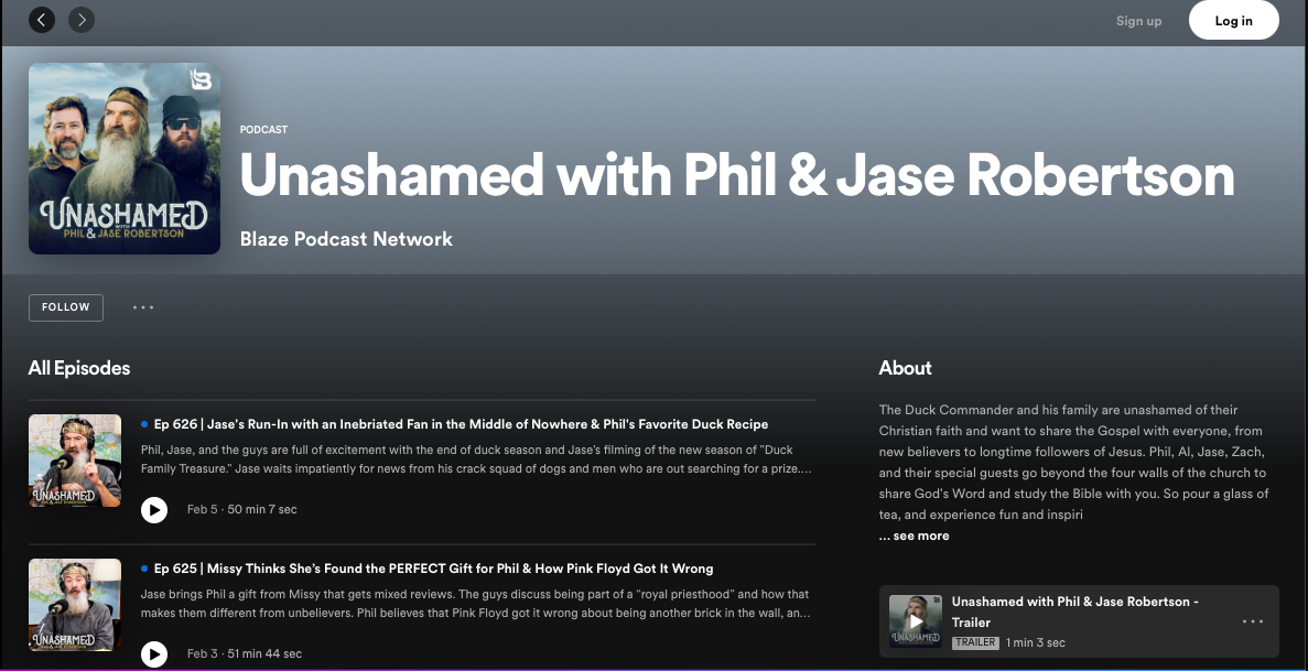 Unashamed Podcast: A Look At the World Of Christianity And Faith