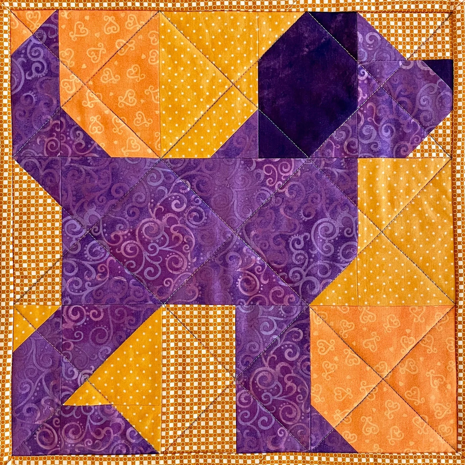 puppy 9-patch block dog quilt patterns 