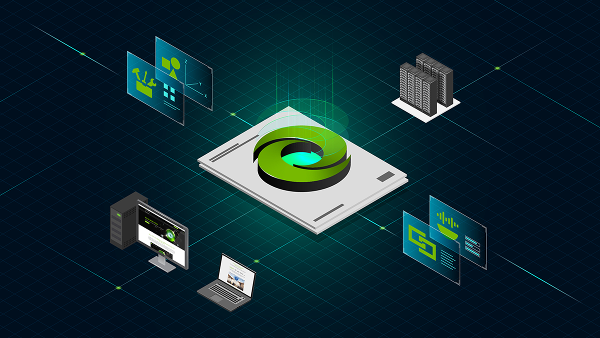 NVIDIA Omniverse Collaboration Graphic