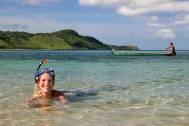 Young Woman in the Water with Snorkelling Gear 4