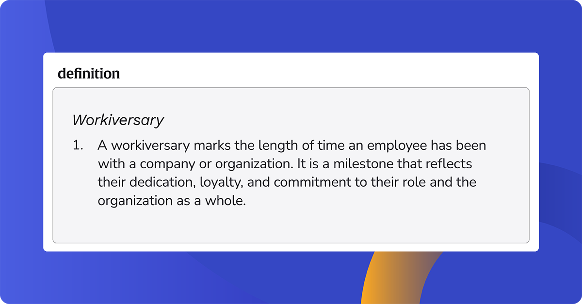 workiversary meaning