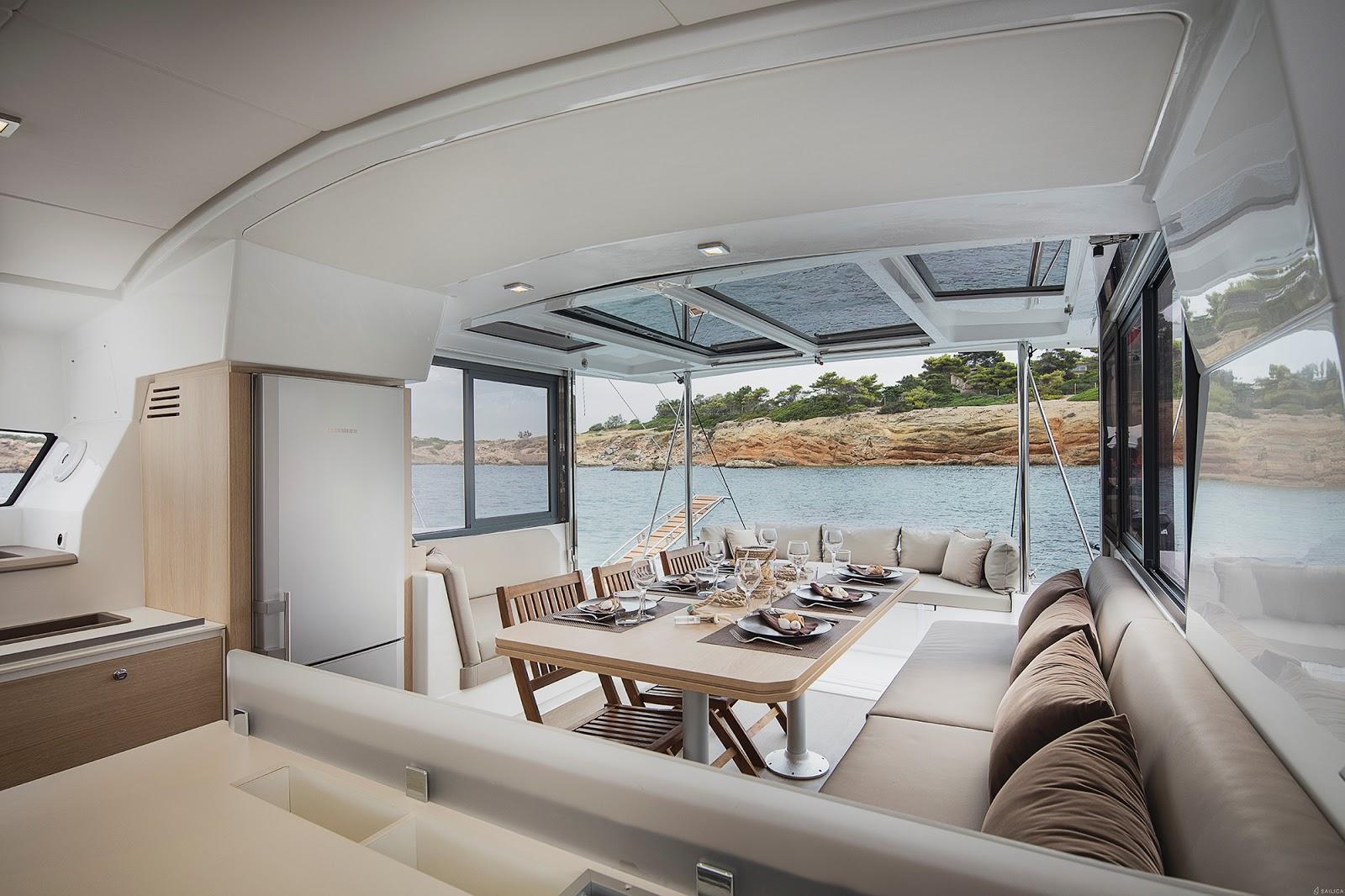 Kitchen on the Sunreef 50 Catamaran