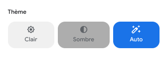 Activer le thème automatique pour l’affichage de ChromeOS