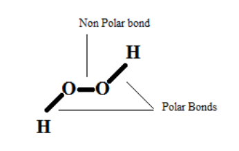 How can Hâ‚‚Oâ‚‚ be both polar and non-polar molecule?