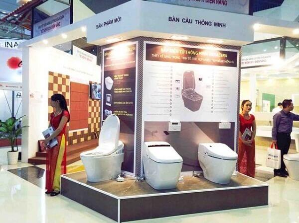 Sản phẩm bồn cầu Viglacera bền lâu, giữ độ sáng bóng như mới