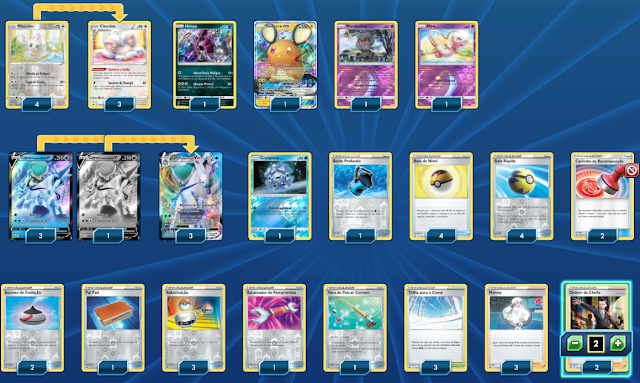 Deck Calyrex Cavaleiro Glacial Vmax com Cinccino Deck Calyrex Cavaleiro Glacial Vmax com Cinccino