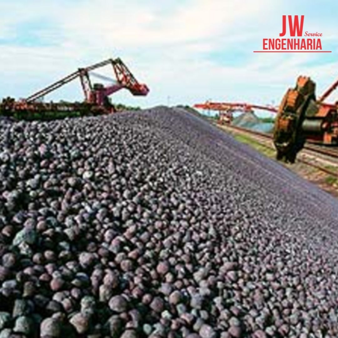 Pelotas de Minério de Ferro