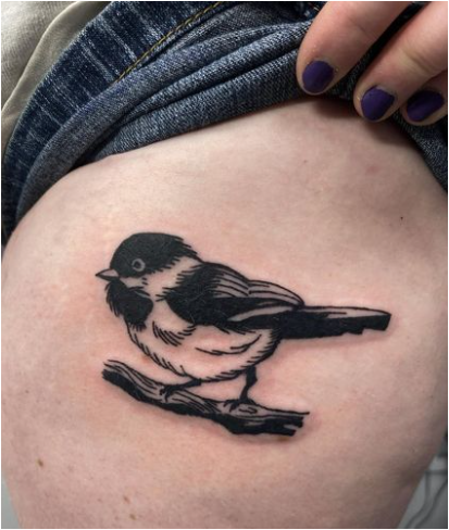 Chick Miniature Animal Tattoo Women