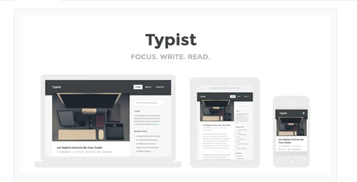 Typist WordPress Theme